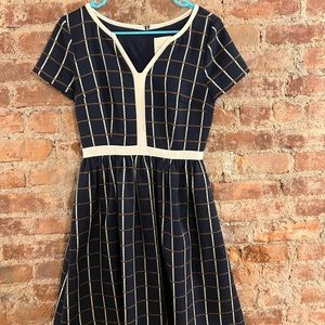 Modcloth- RARE Patterned Pertinent Pacing Dress